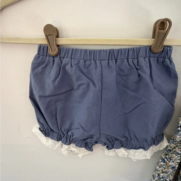 Girl August play set Charming Blue Floral Kids Matching Set - Picture 4 of 9